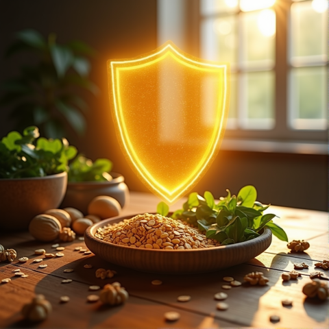 Golden shield with wholesome foods – Sugar Defender lifestyle