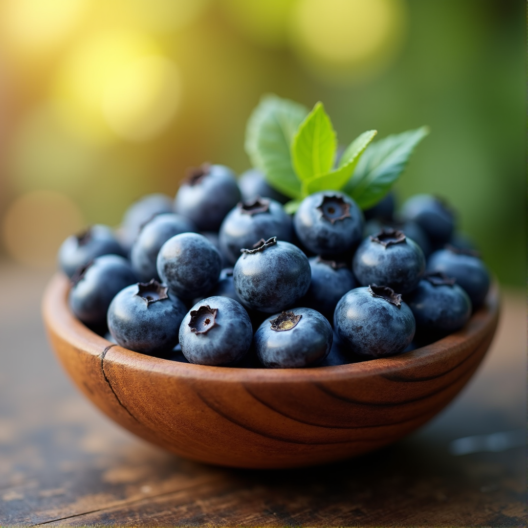 Fresh blueberries in sunlight – Gluco Berry lifestyle